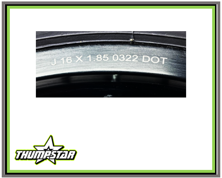 7890 16" Rear Wheel & Tire Assembly