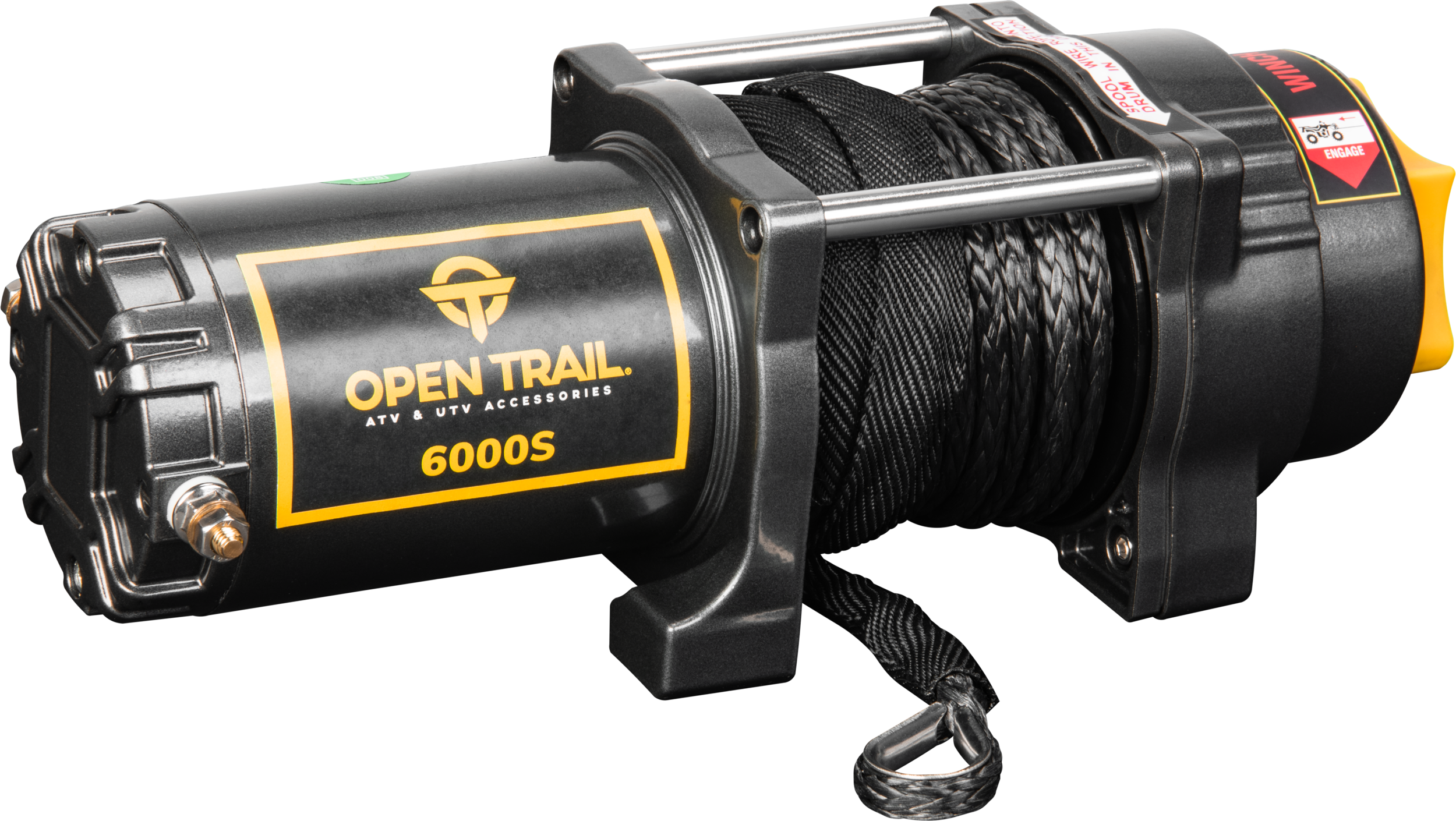 6000LB WINCH SYNTHETIC ROPE