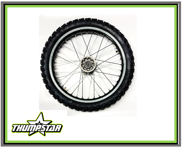 7896 19" Front Wheel & Tire Assembly