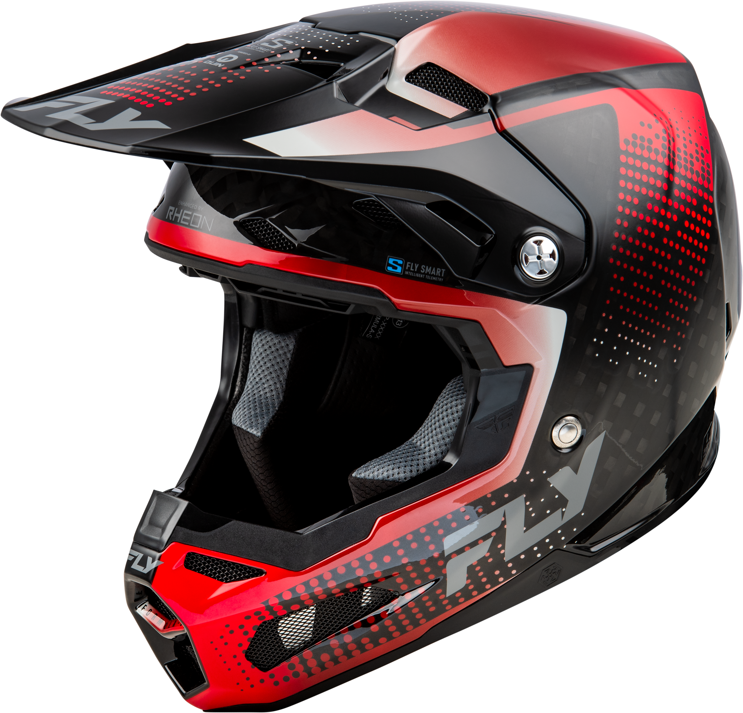 FORMULA S CARBON PROTOCOL HELMET BLACK CARBON/RED SM