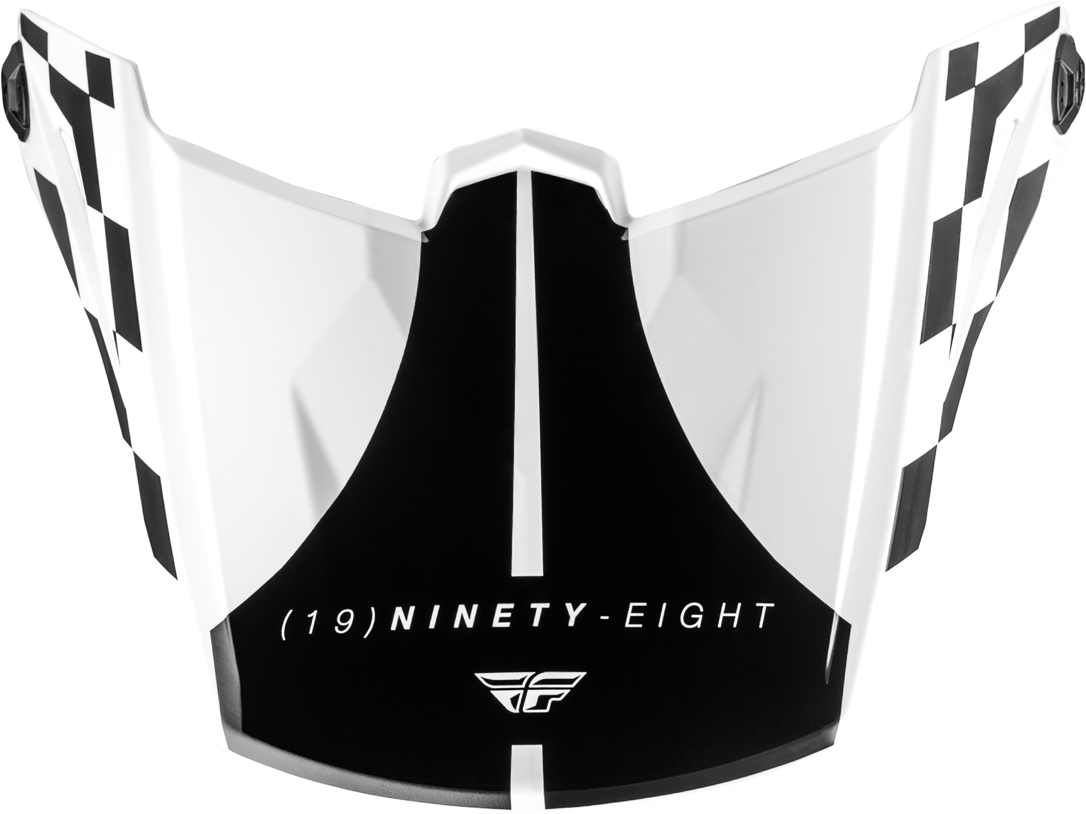 KINETIC LITE RIVAL HLMT VISOR GLOSS WHITE/BLACK