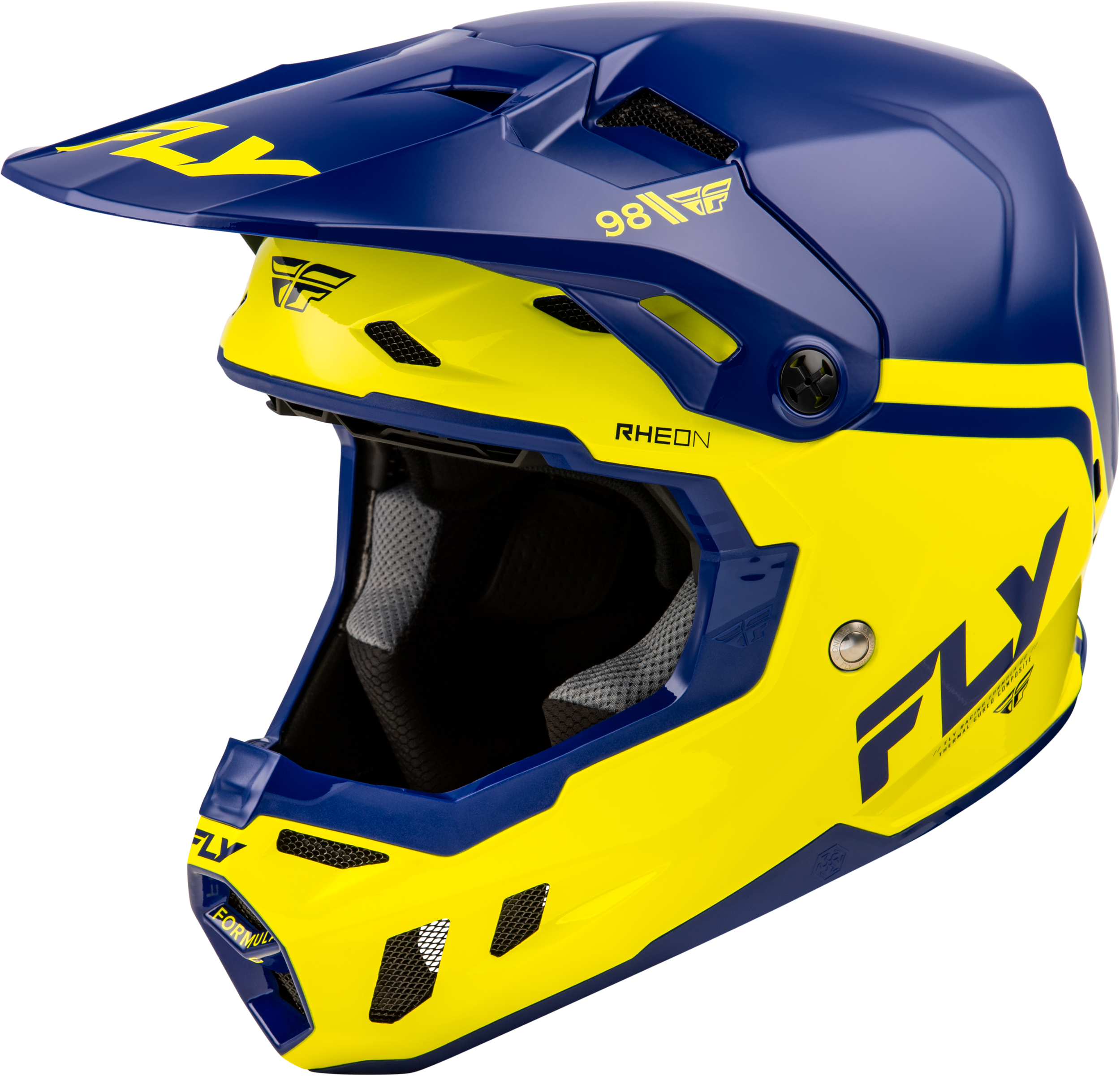 FORMULA CC OBJECTIVE HELMET NAVY/YELLOW MD