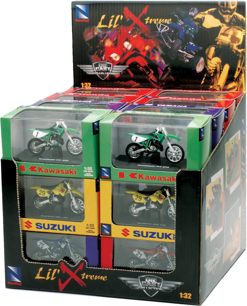 REPLICA 1:32 ATV SET ASSORTED ATV/RACE BIKE MODELS