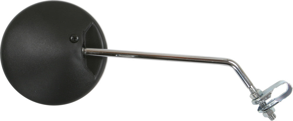 ROUND CLAMP-ON MIRROR BLACK 10"