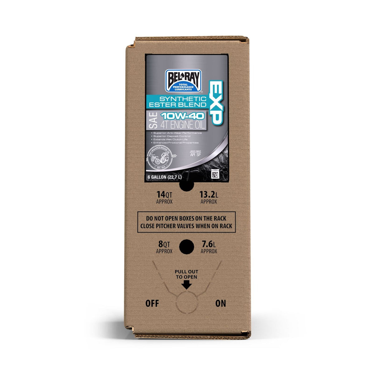 EXP SEMI-SYN ESTER OIL 10W40 6GAL BAG IN BOX