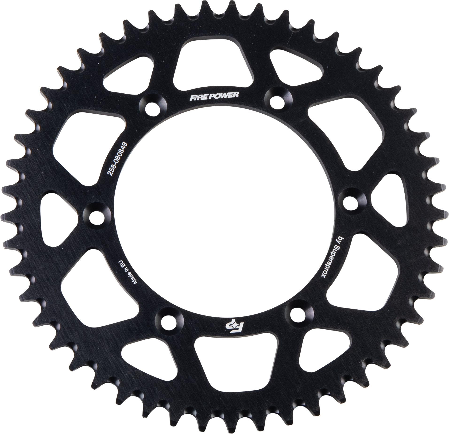 REAR SPROCKET ALUMINUM 49T BLK