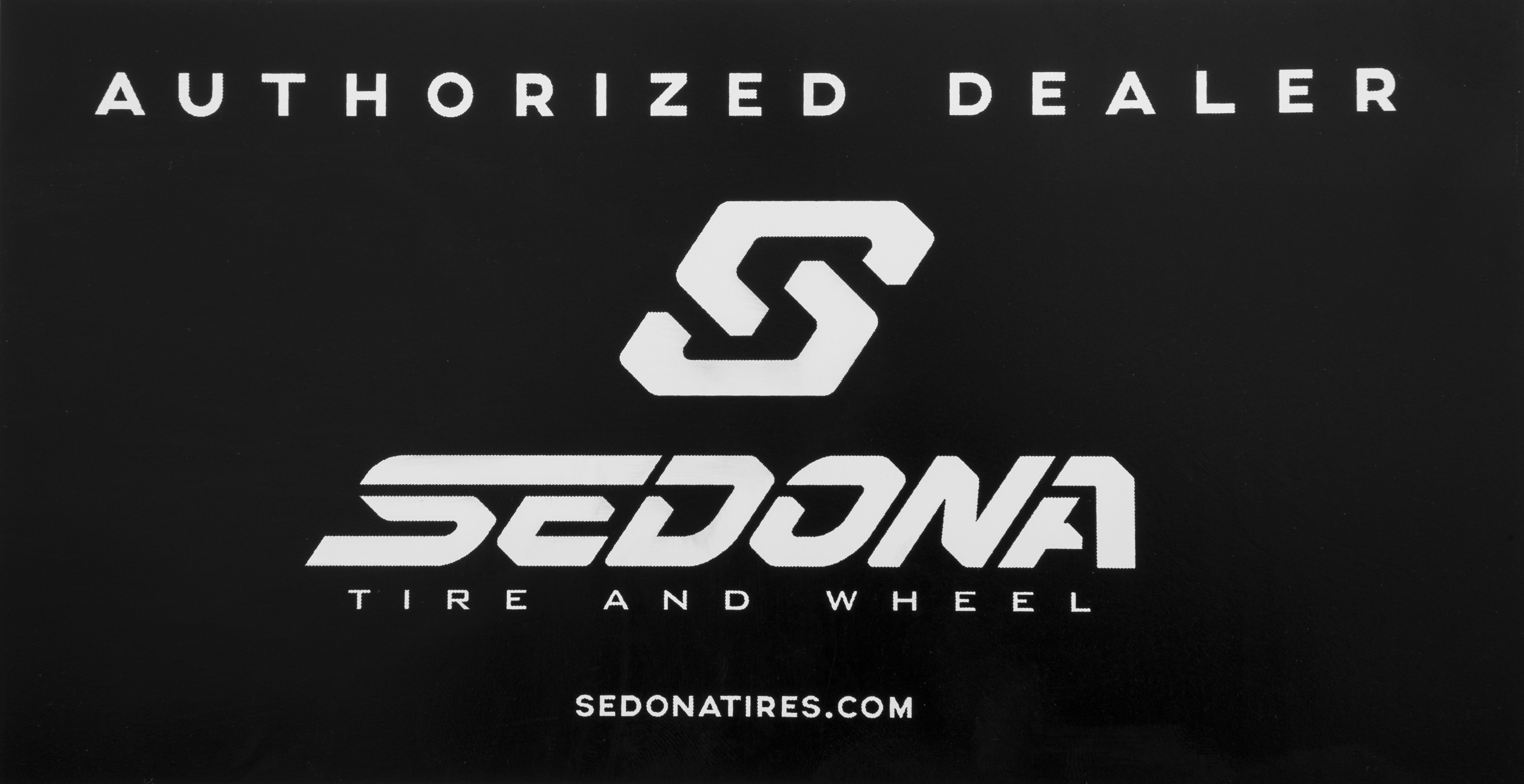 SEDONA AUTHORIZED DEALER WINDOW DECAL4.25" X 8.125"