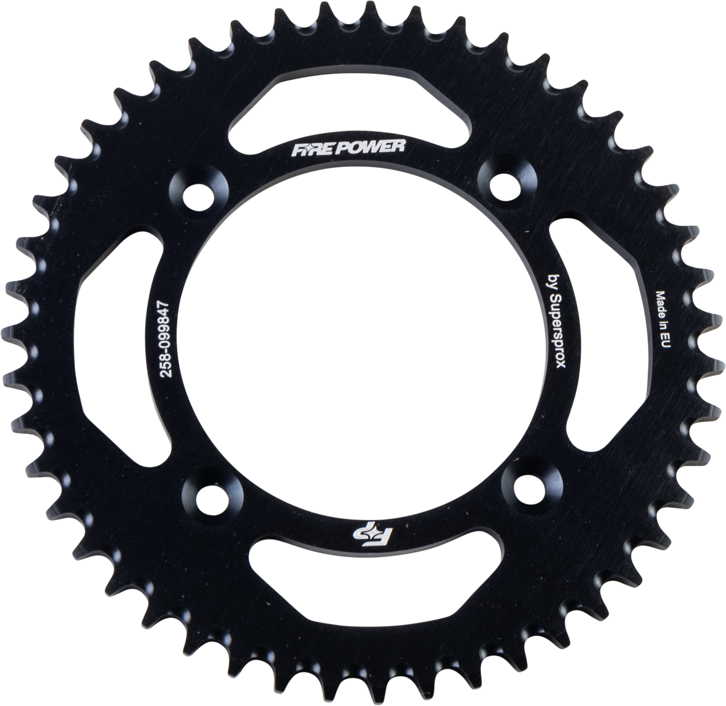 REAR SPROCKET ALUMINUM 47T BLK