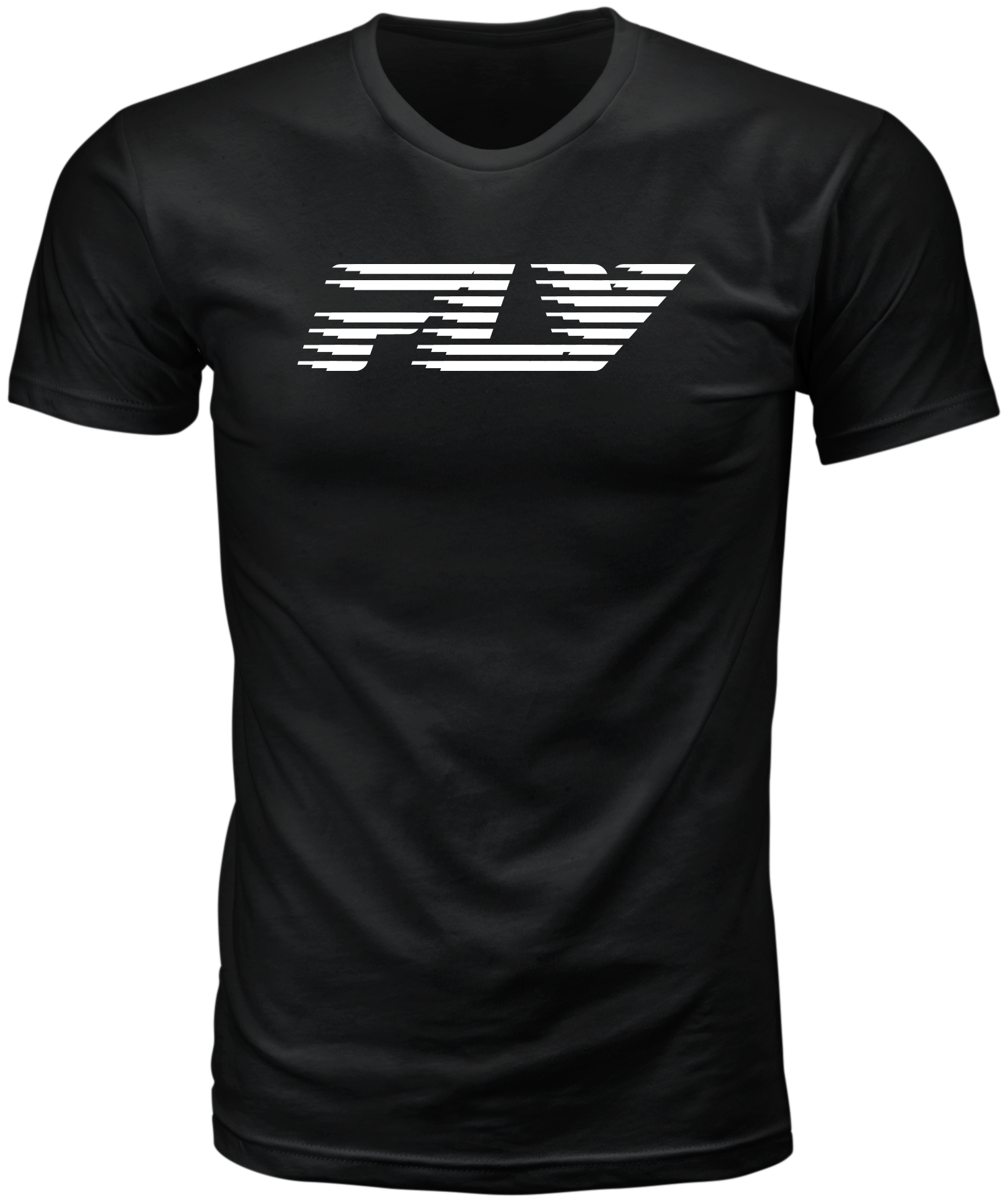 FLY FAST TEE BLACK 2X