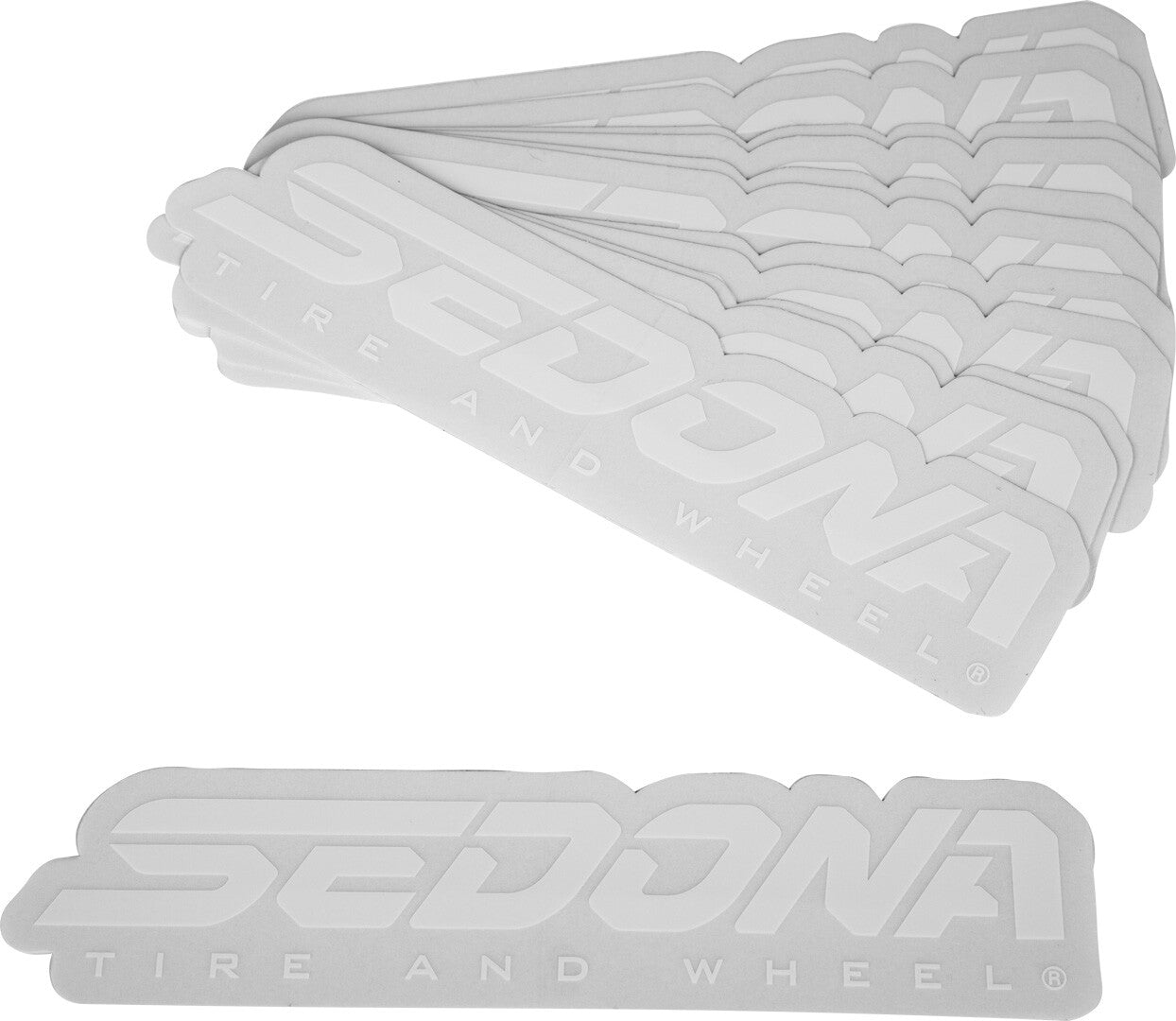 6" SEDONA DECAL PACK OF 20 WHITE