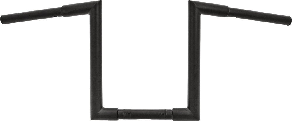 H-BAR Z-BAR 1 1/4" CABLE 12" RISE SATIN BLK