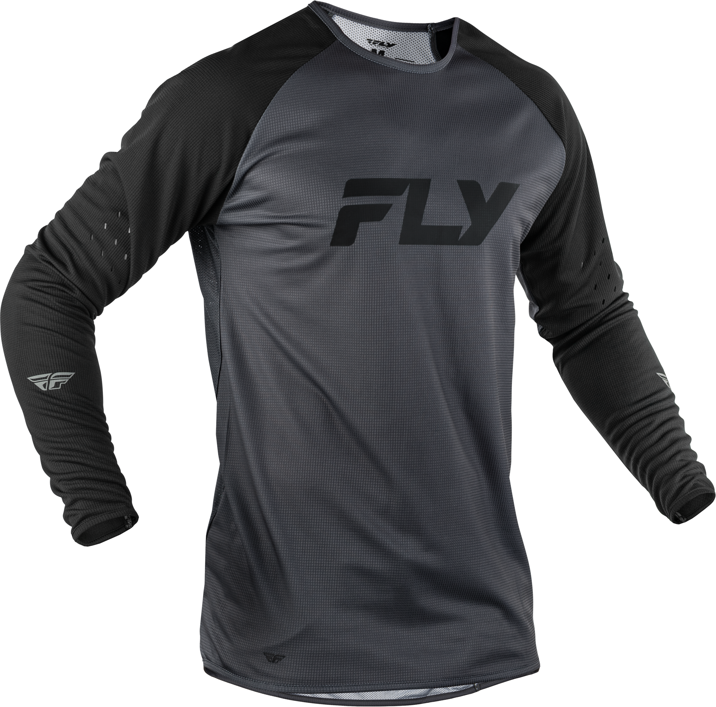 GRAVITY LONG SLEEVE JERSEY GREY/BLACK LG