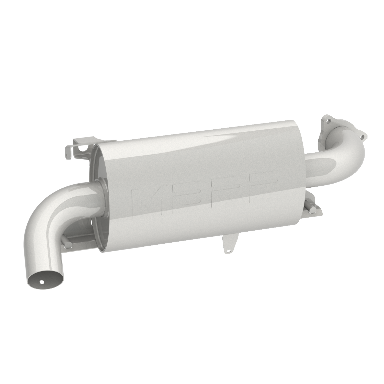 SINGLE SLIP-ON SYSTEM W/ OVAL SPORT MUFFLER CHROME