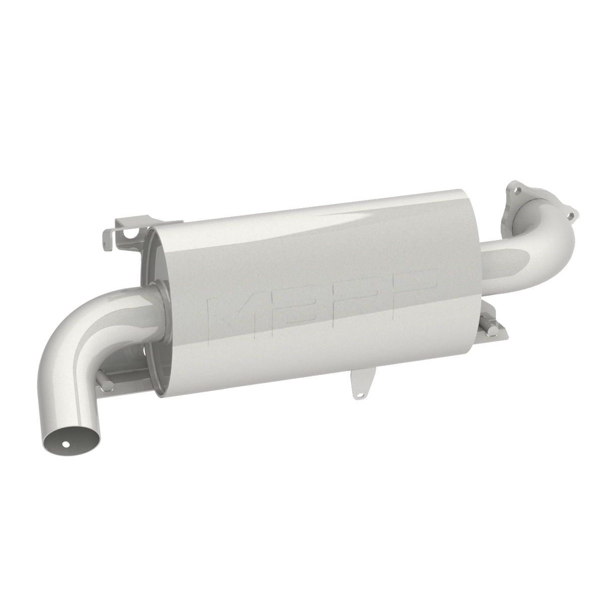 SINGLE SLIP-ON SYSTEM W/ OVAL SPORT MUFFLER CHROME