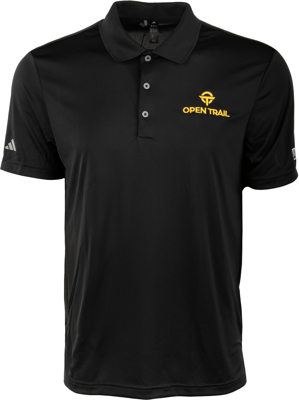 OPEN TRAIL POLO BLACK/YELLOW 2X
