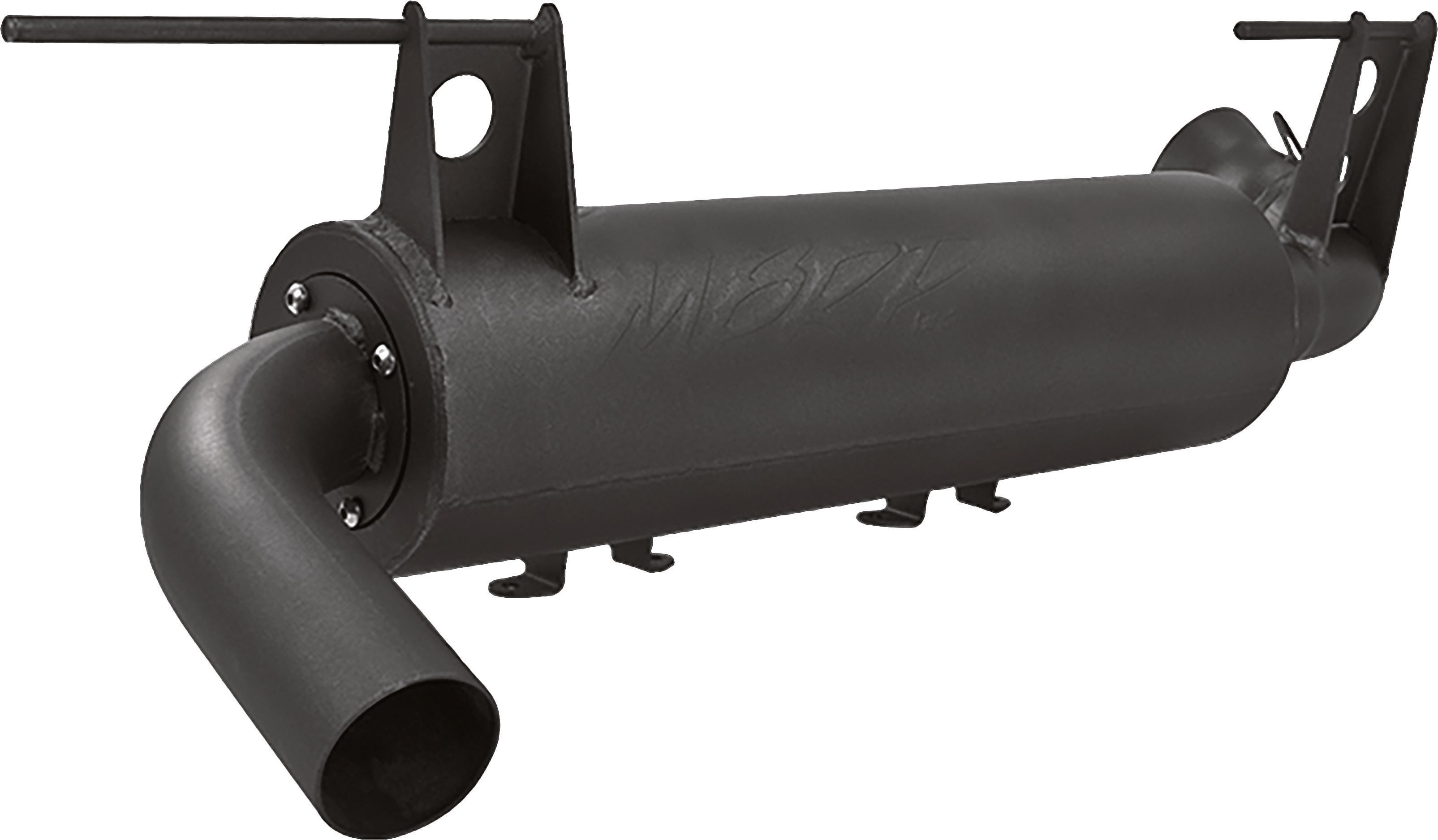 SINGLE SLIP-ON SYSTEM W/ PERFORMANCE MUFFLER BLK