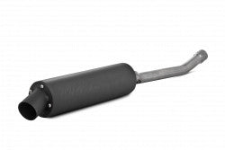 SINGLE SLIP-ON SYSTEM W/ UTILITY MUFFLER BLK KAW
