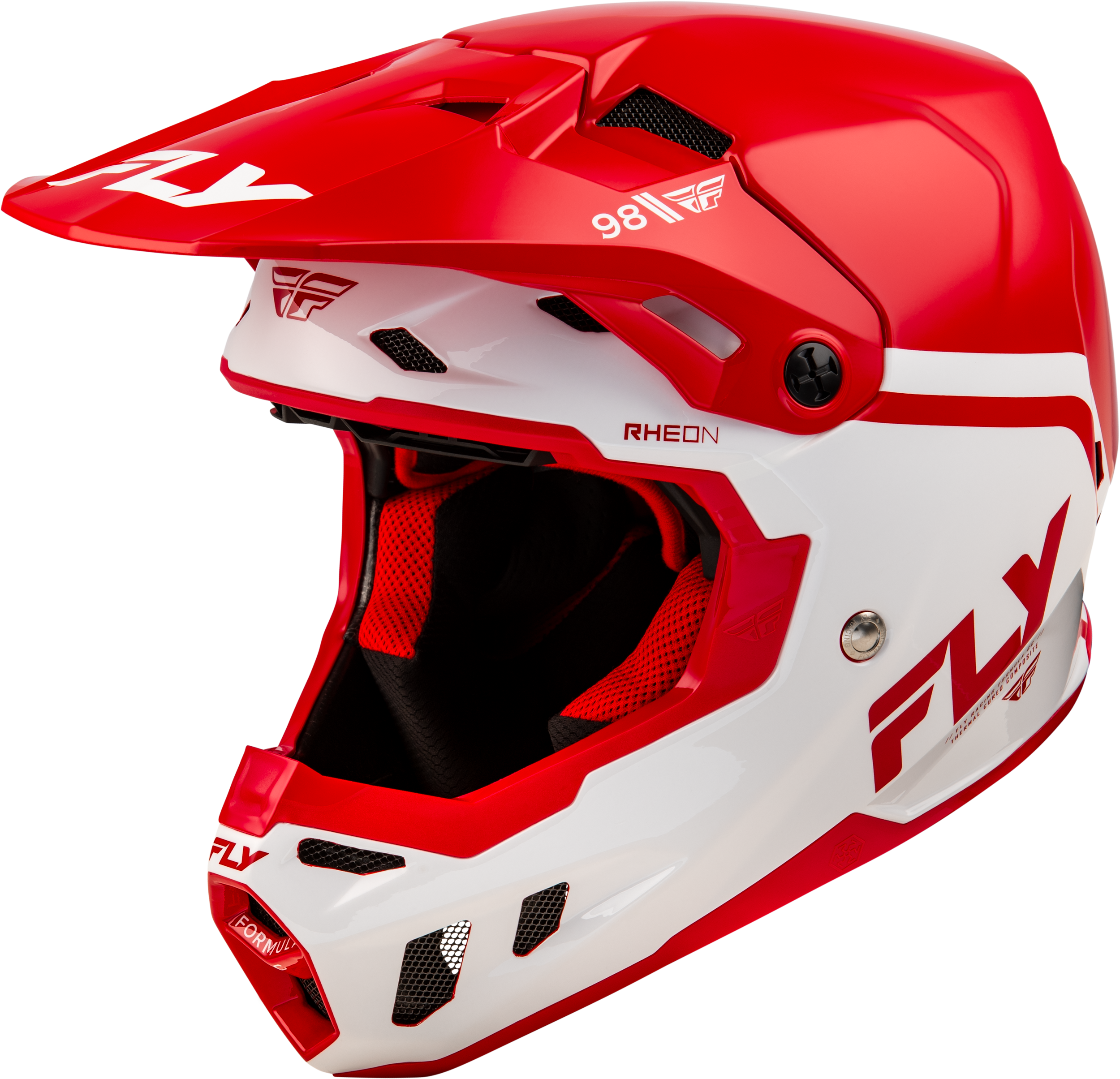 YOUTH FORMULA CC OBJECTIVE HELMET RED/WHITE YL