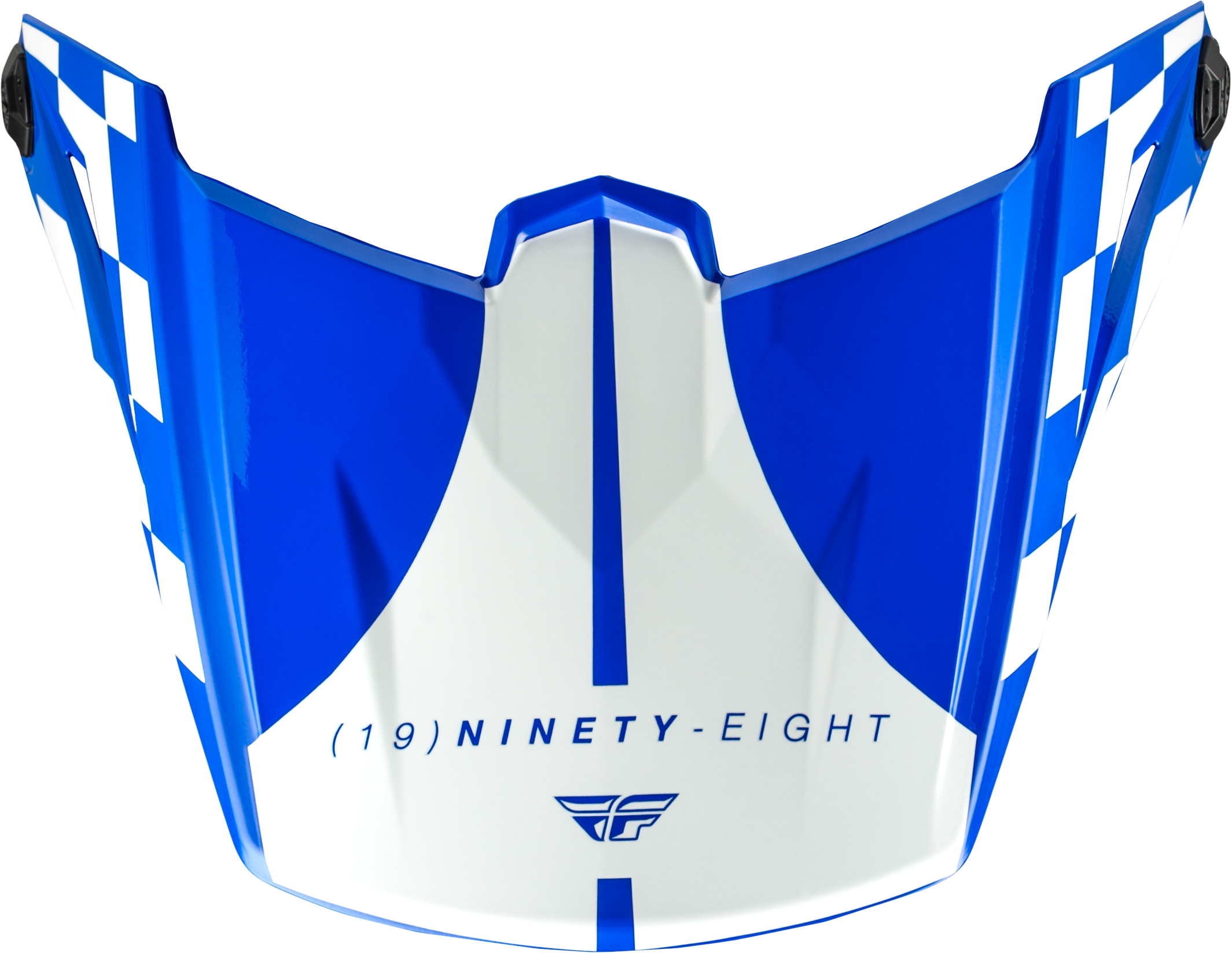 KINETIC LITE RIVAL HLMT VISOR GLOSS BLUE/WHITE
