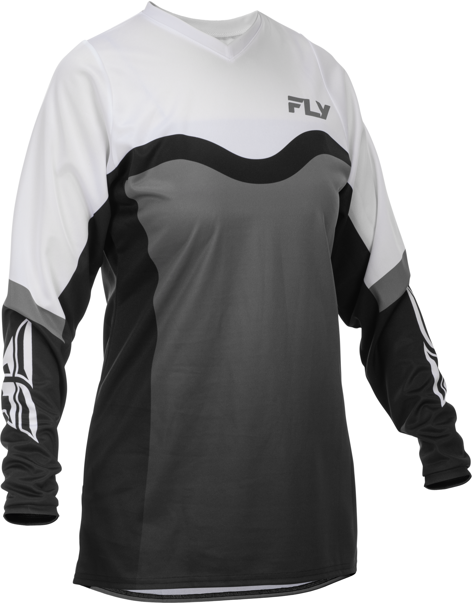 WOMEN'S F-16 JERSEY GREY/BLACK/WHITE MD