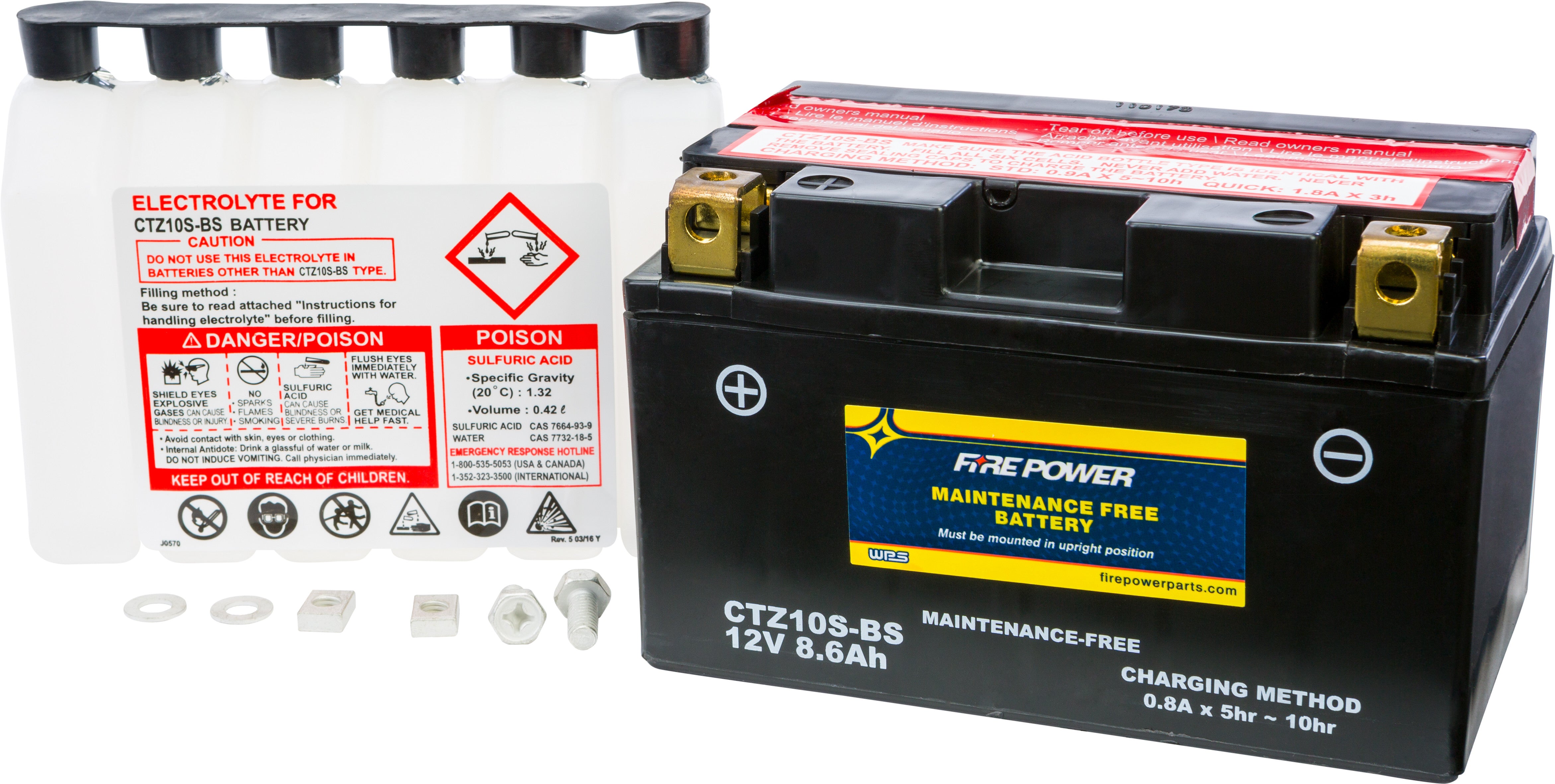 BATTERY CTZ10S-BS MAINTENANCE FREE