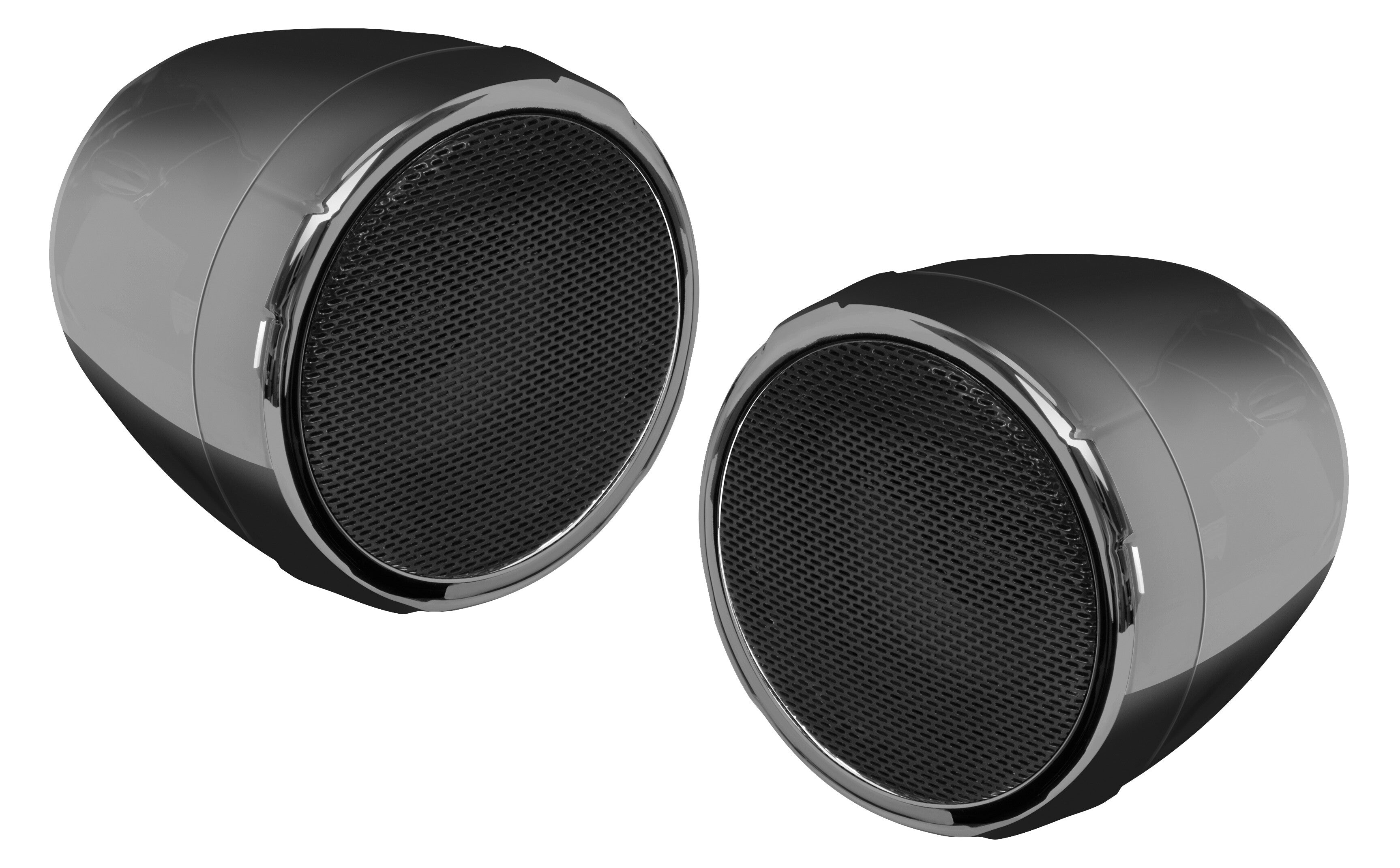 2 SPEAKER BT AMPLIFIED KIT 3" SPEAKERS BLACK CHROME
