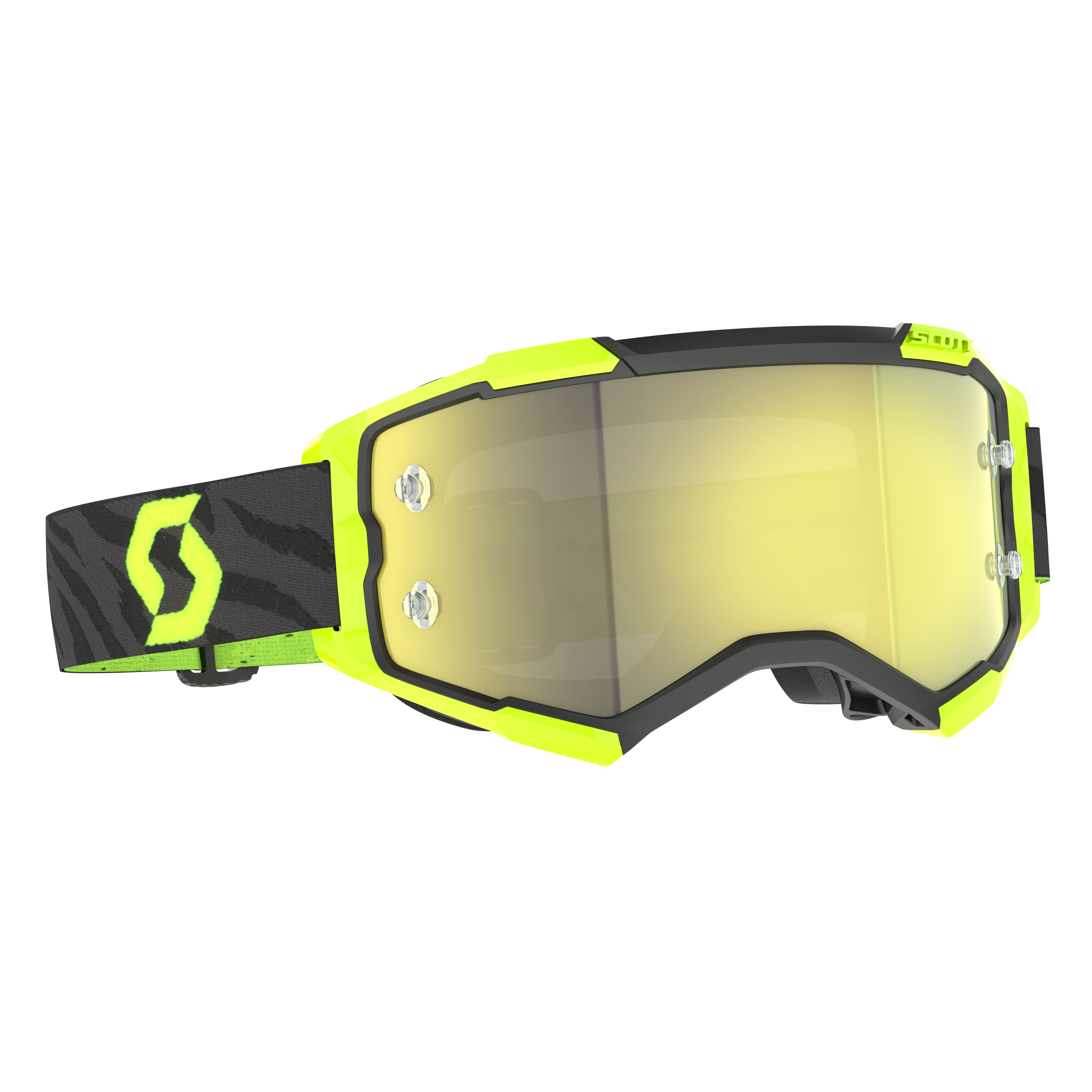 FURY GOGGLE ZEBRA BLK/NE YLW YLW CRM WRK