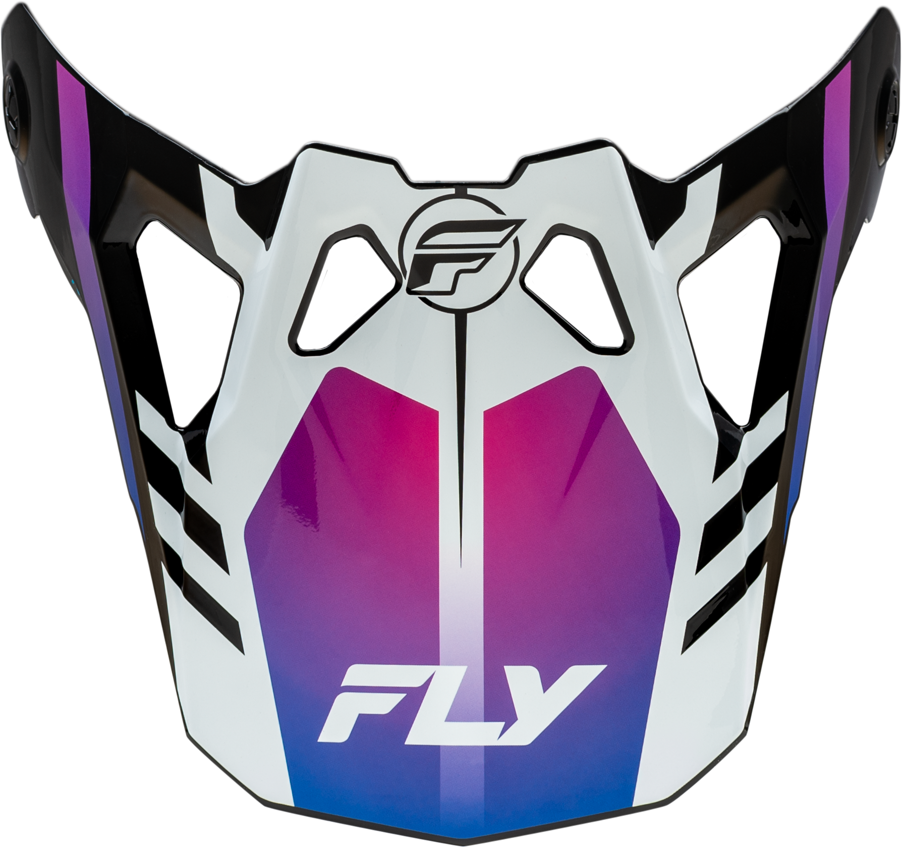 FORMULA CP KRYPTON VISOR WHITE/BLACK/PURPLE M-2X