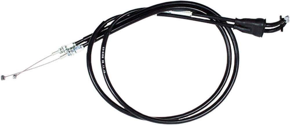 BLACK VINYL THROTTLE PUSH-PULL CABLE SET