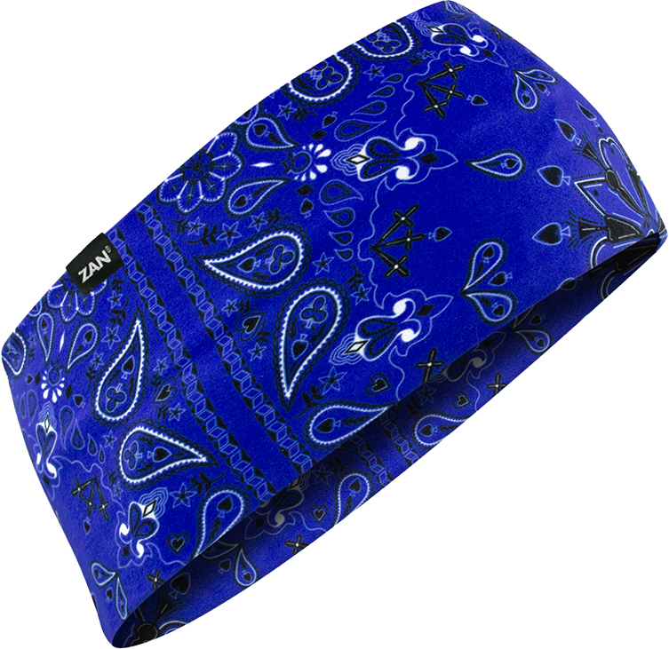SPORTFLEX HEADBAND UPF50+ NAVY PAISLEY #26-5389