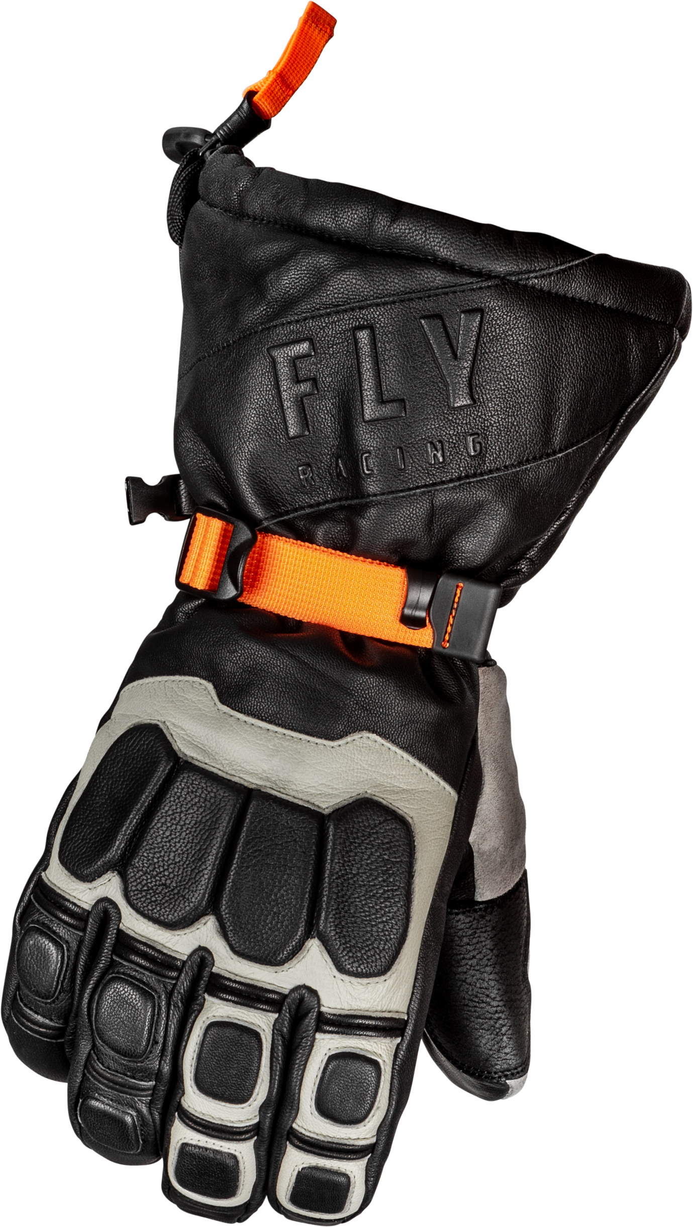 GLACIER GLOVES BLACK/GREY/ORANGE LG