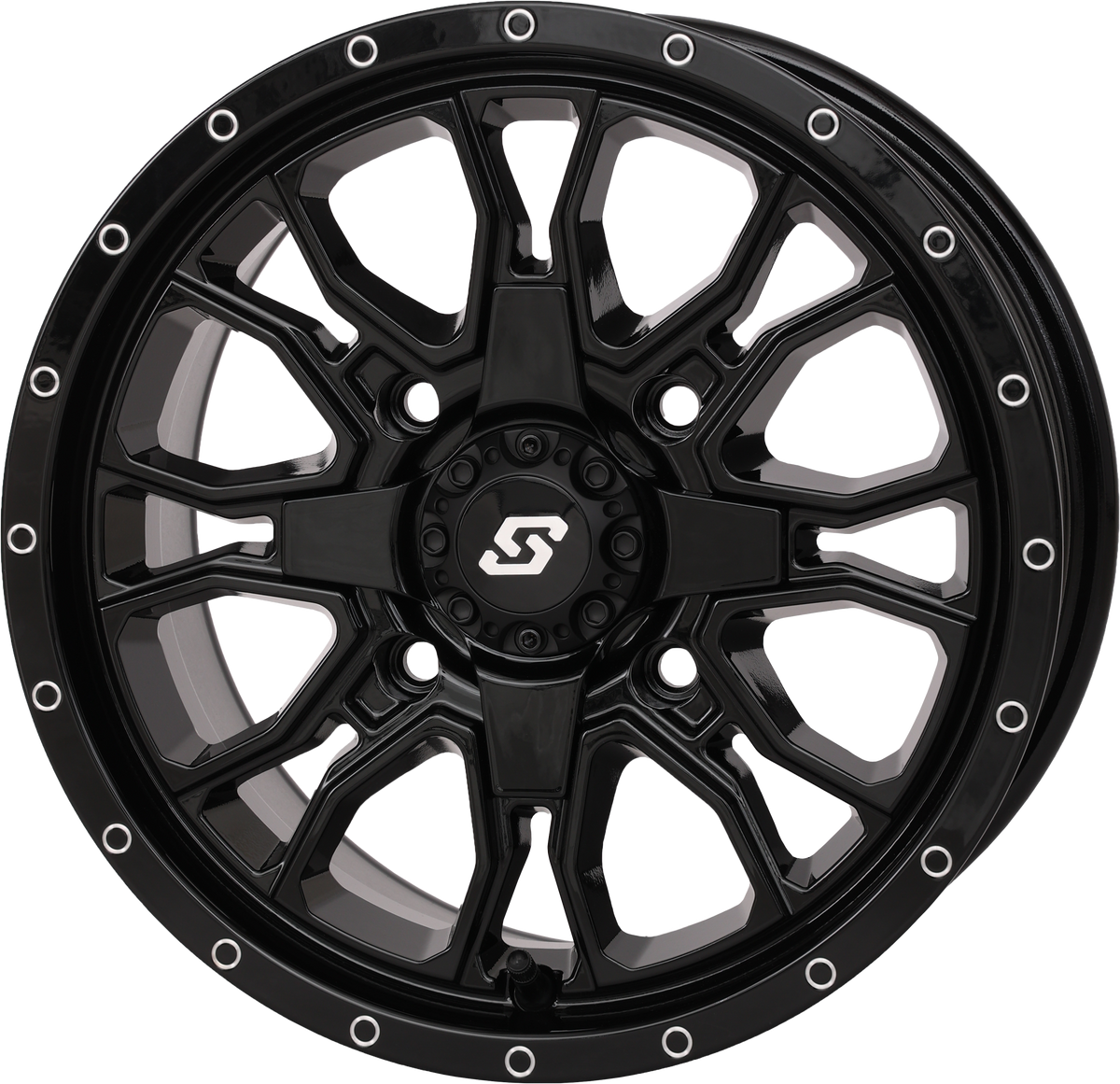 FUSION DD WHEEL  14X7 6+1 4/137 & 4/156 GLOSS BLACK