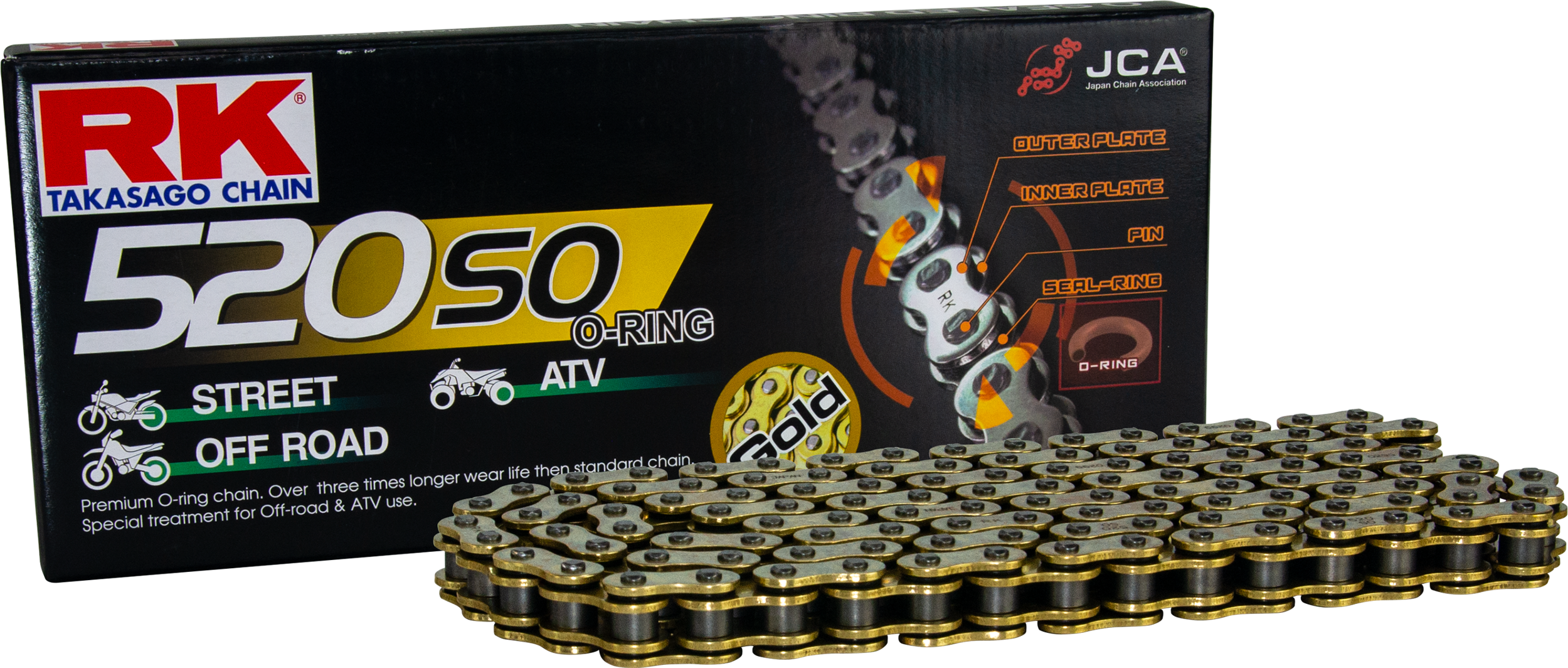 GB520SO DRIVE CHAIN GOLD 520 X 120