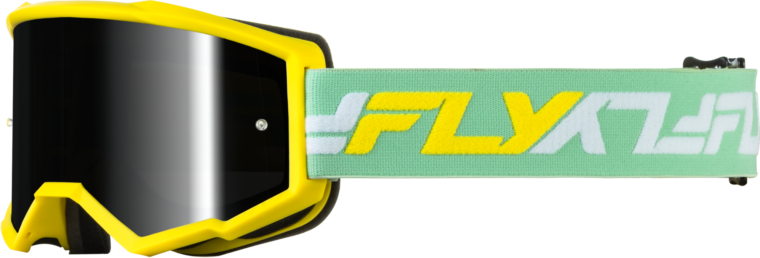 ZONE GOGGLE YELLOW/GREEN W/ BLACK MIRROR/SMOKE LENS