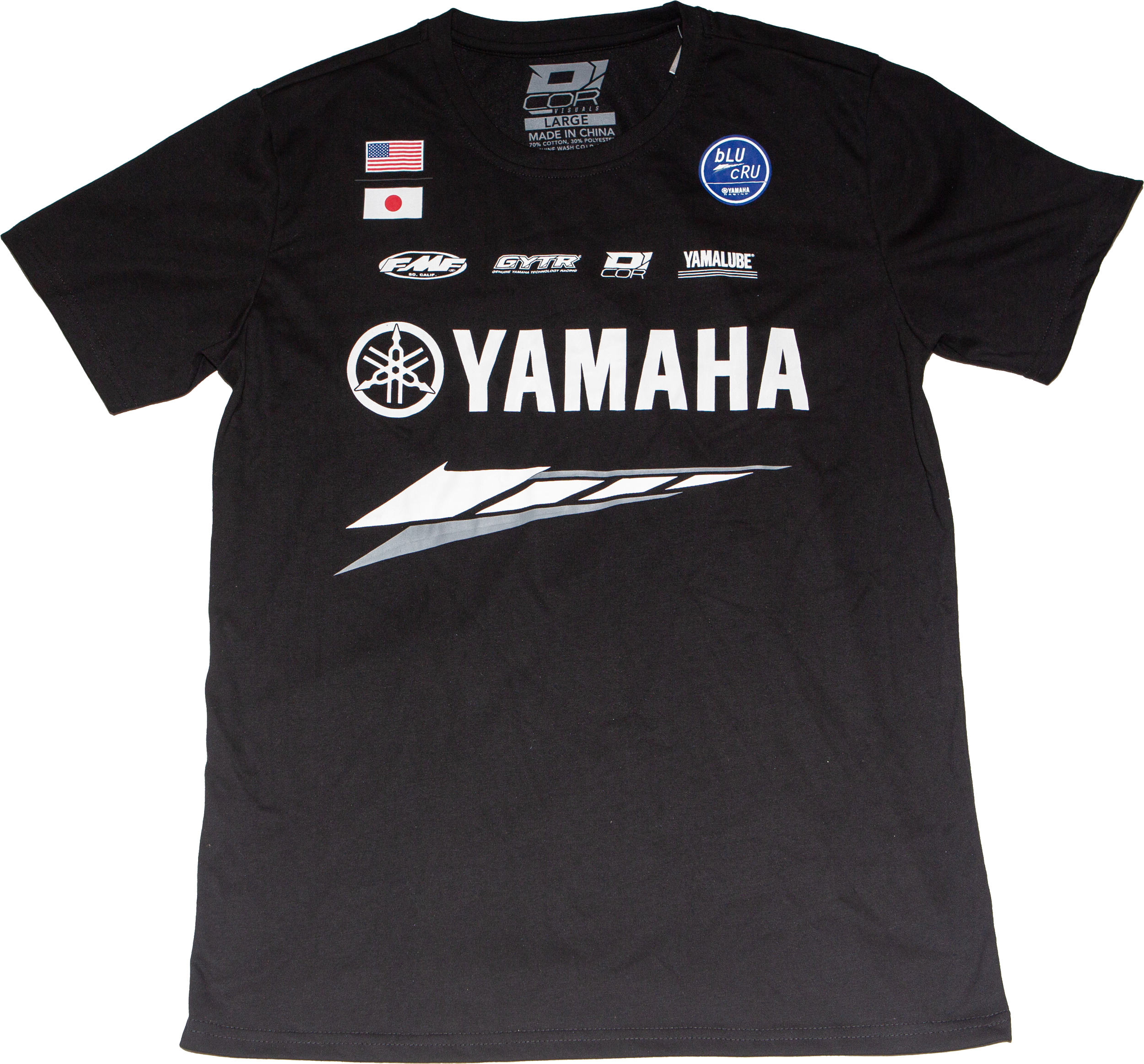 YAMAHA FACTORY T-SHIRT BLACK XL