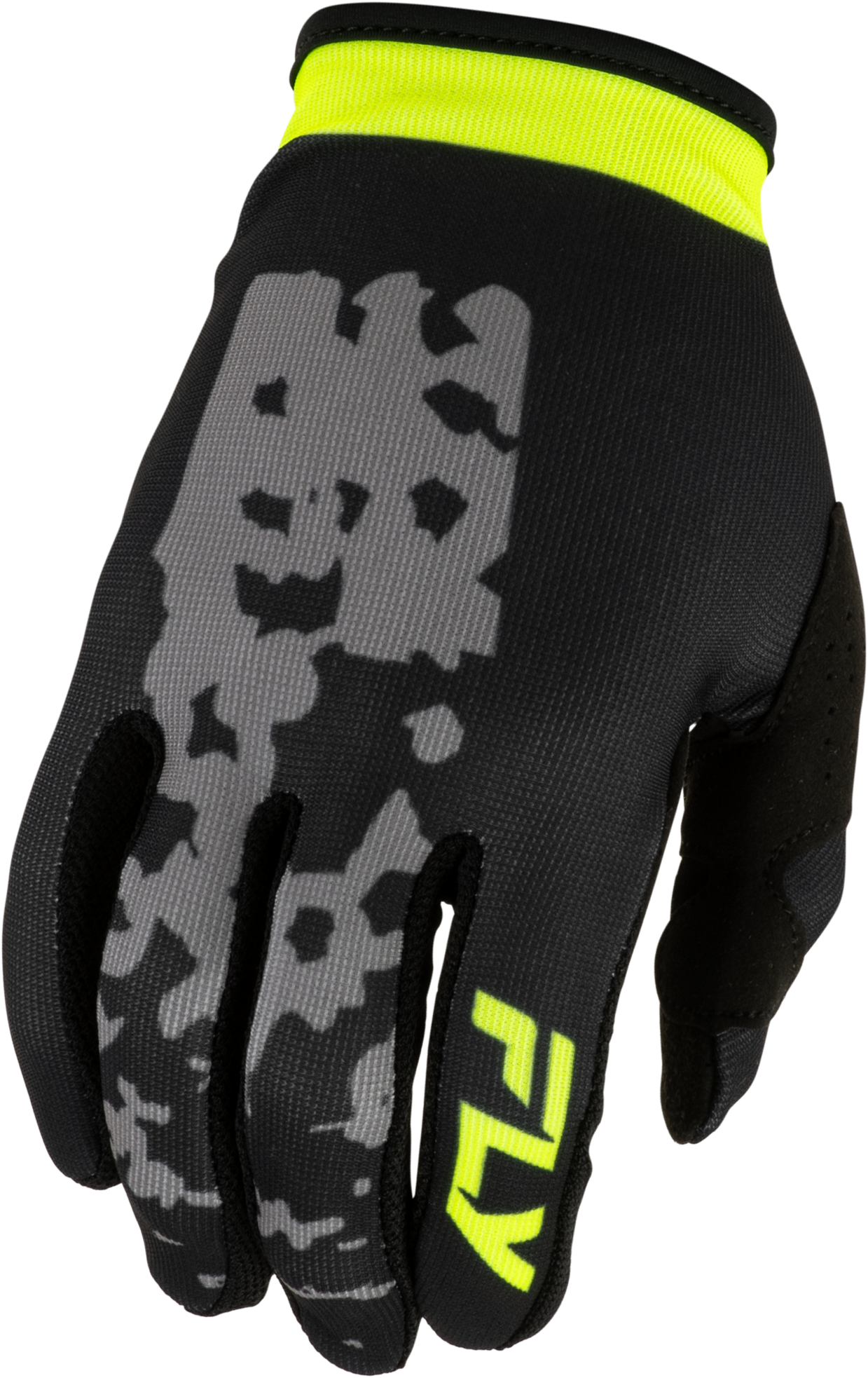 YOUTH LITE FLAKE GLOVES GREY/HI-VIS/BLACK YL