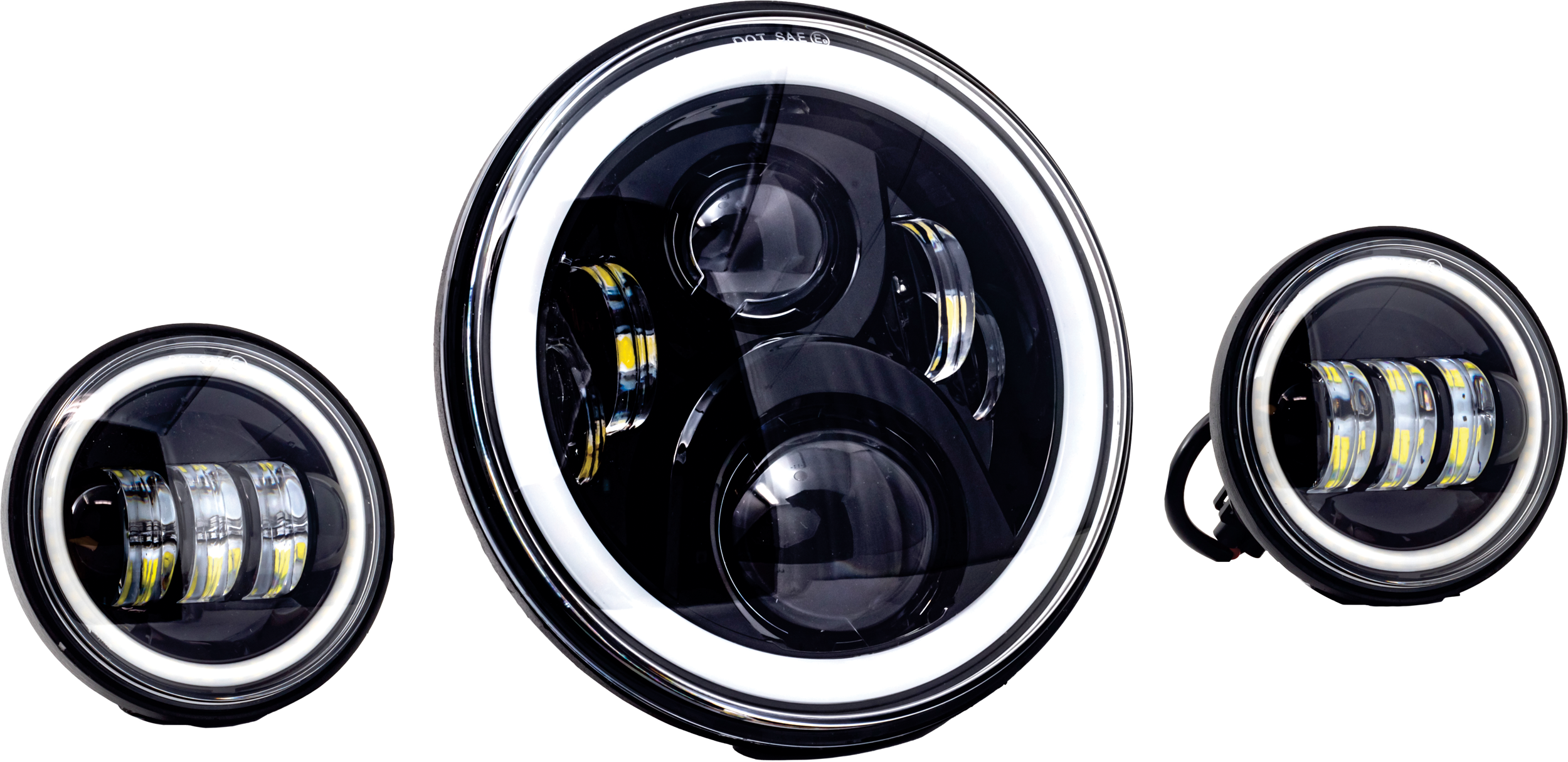 7" LED Headlight w/ Pass Lamps