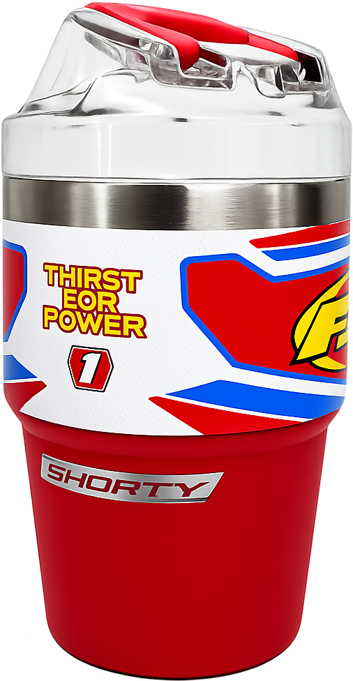 FMF SHORTY 16OZ TUMBLER RED