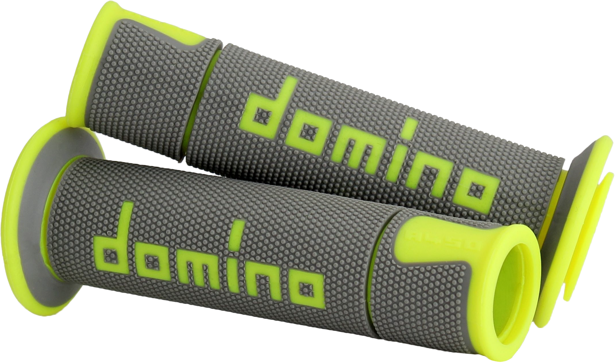 A450 ROAD RACING GRIPS GREY/FLO YELLOW PAIR