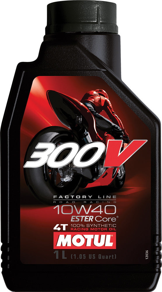 300V COMPETITION SYNTHETIC OIL 4T 10W40 1L 12/CASE