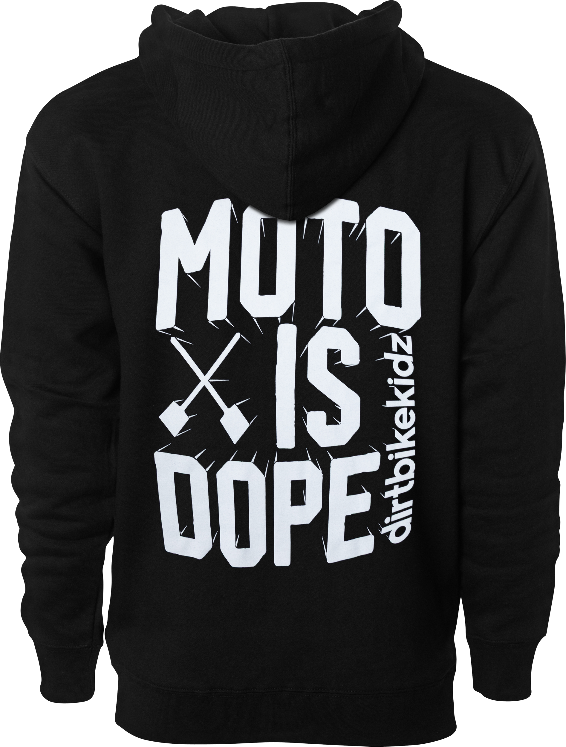 MOTO IS DOPE HOODIE BLACK XL