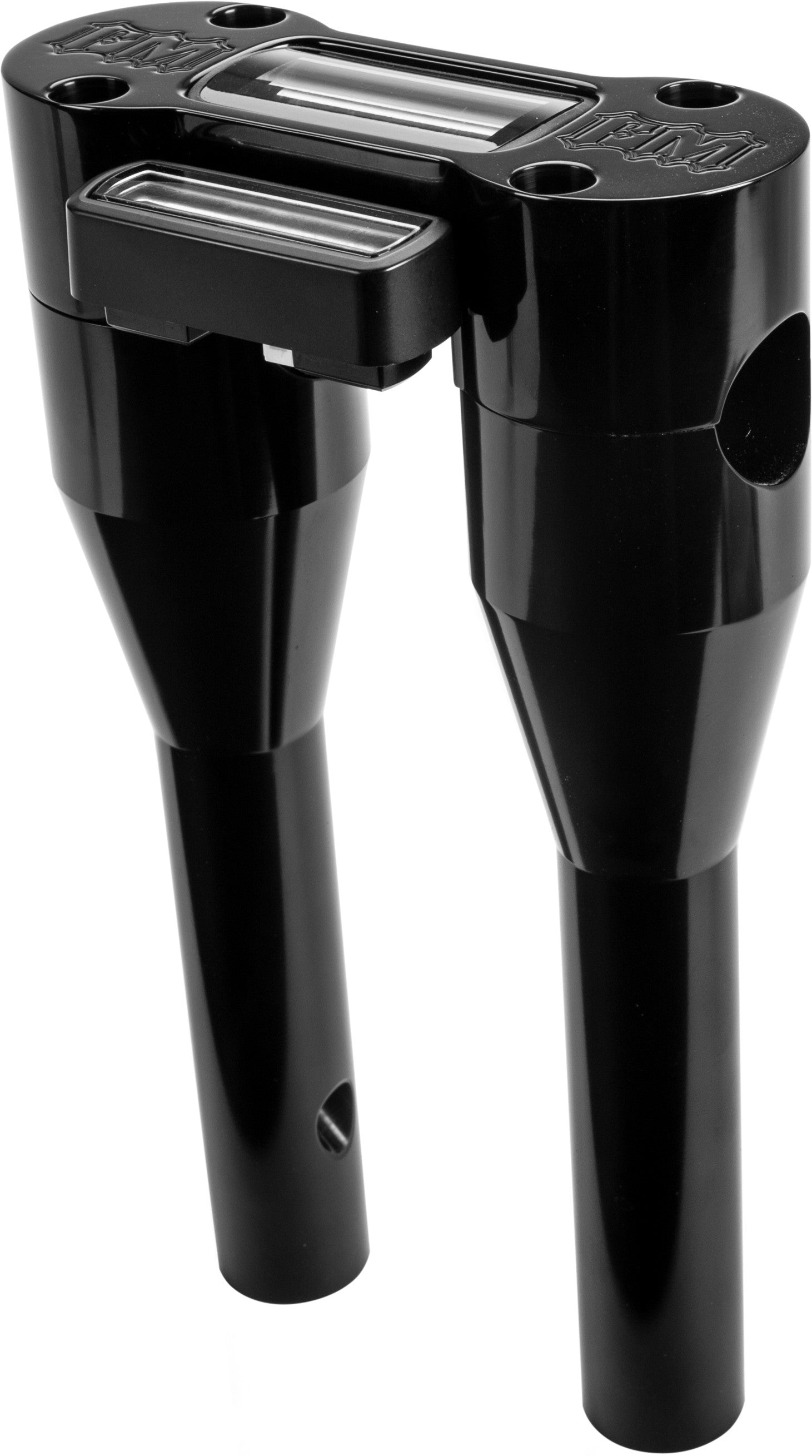 MOTO BAR RISER W/HUD 9" FXBB BLACK