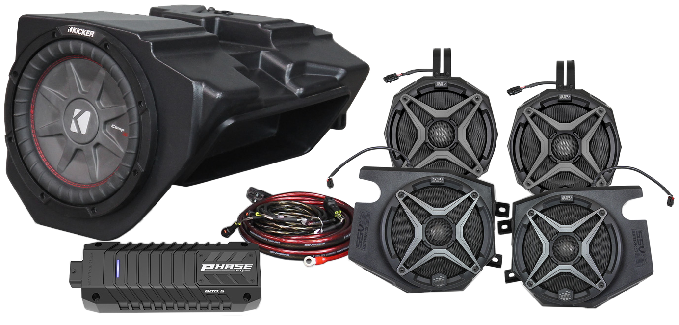 5 SPEAKER PLUG AND PLAY KIT RIDE COMMAND