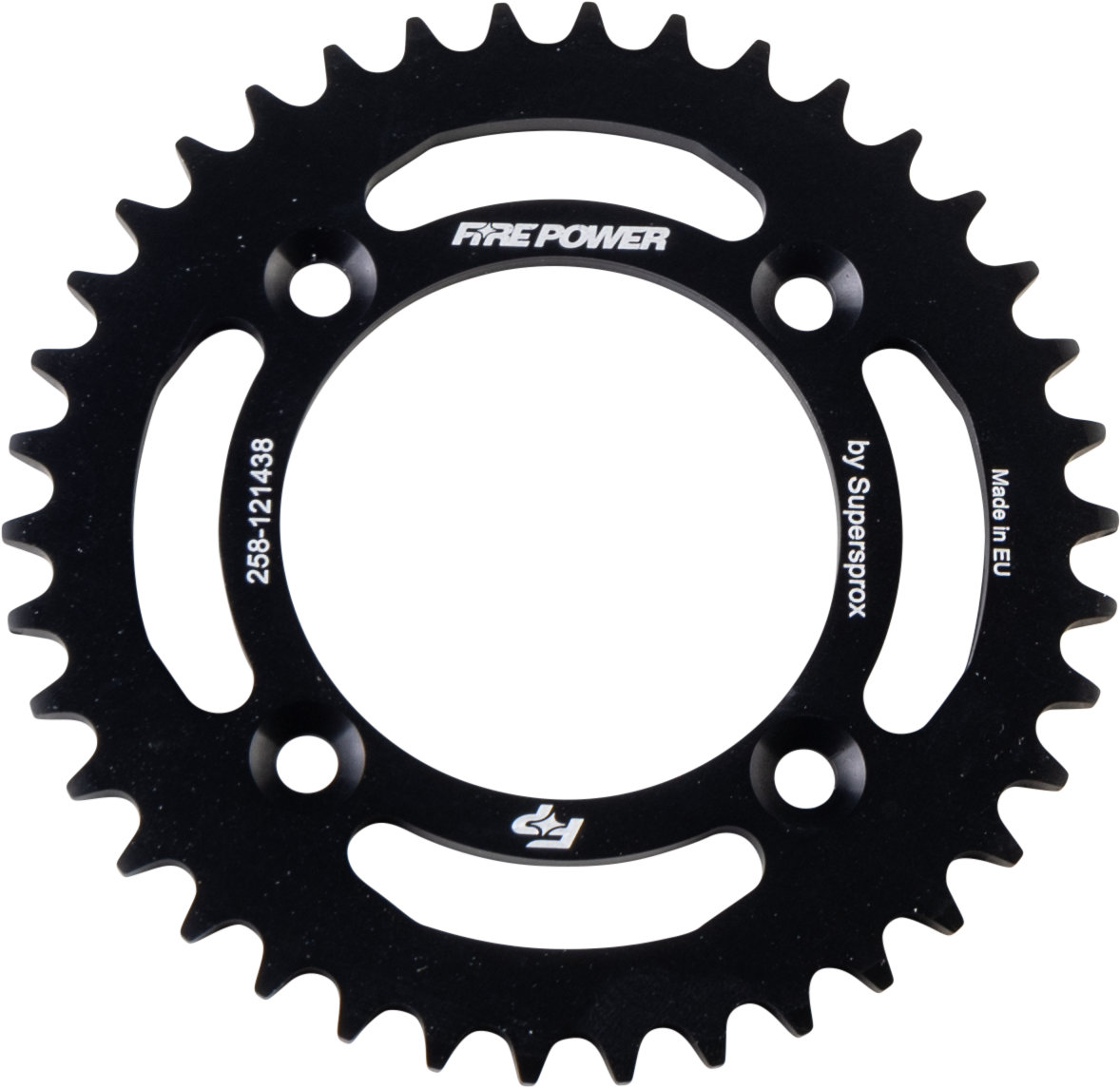 REAR SPROCKET ALUMINUM 38T BLK