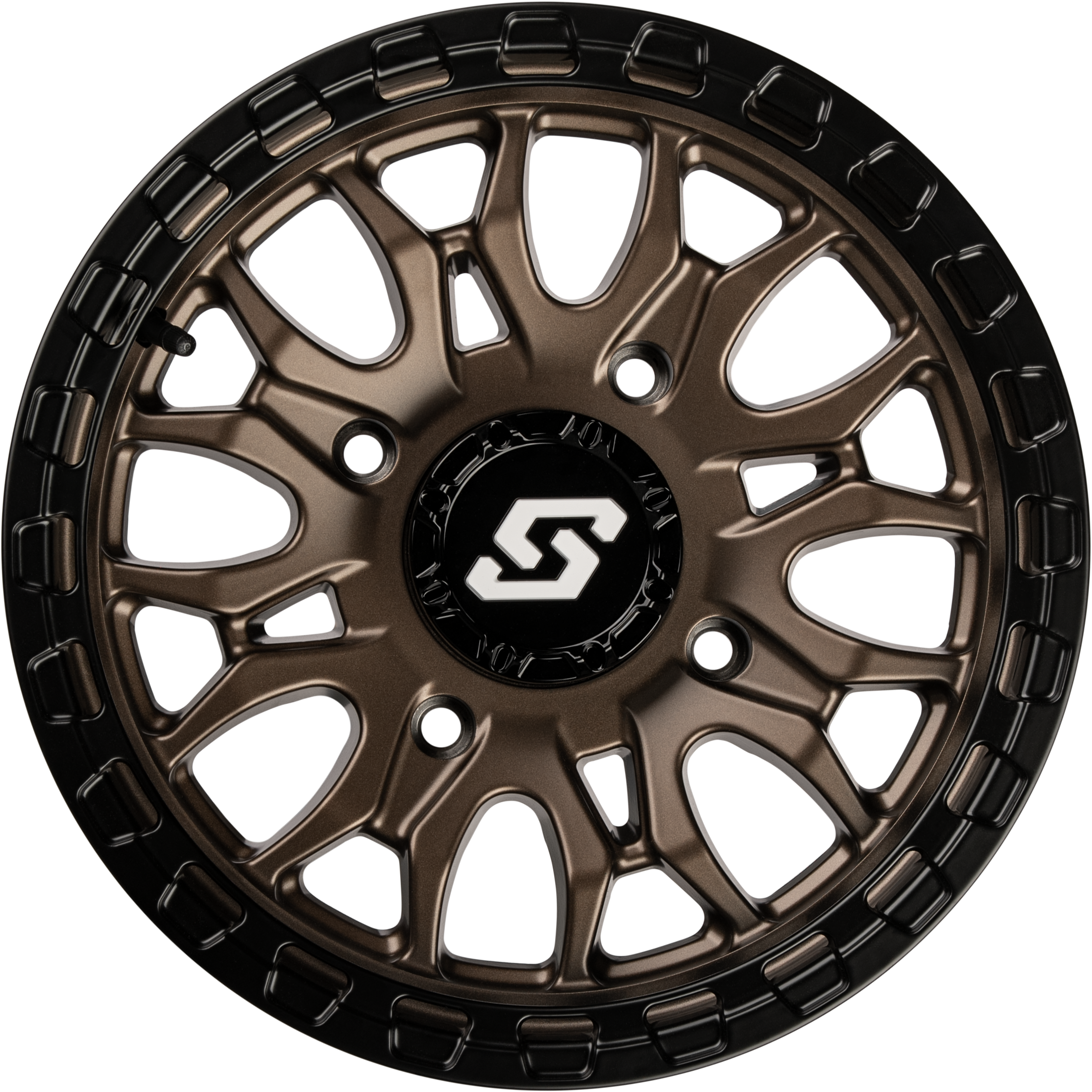 IGNITION WHEEL 14X7 4/156 +10MM BRONZE/BLK