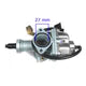 Carburetor - PZ27 - Cable Choke - 125cc, 150cc, 200cc, 250cc - Version 17