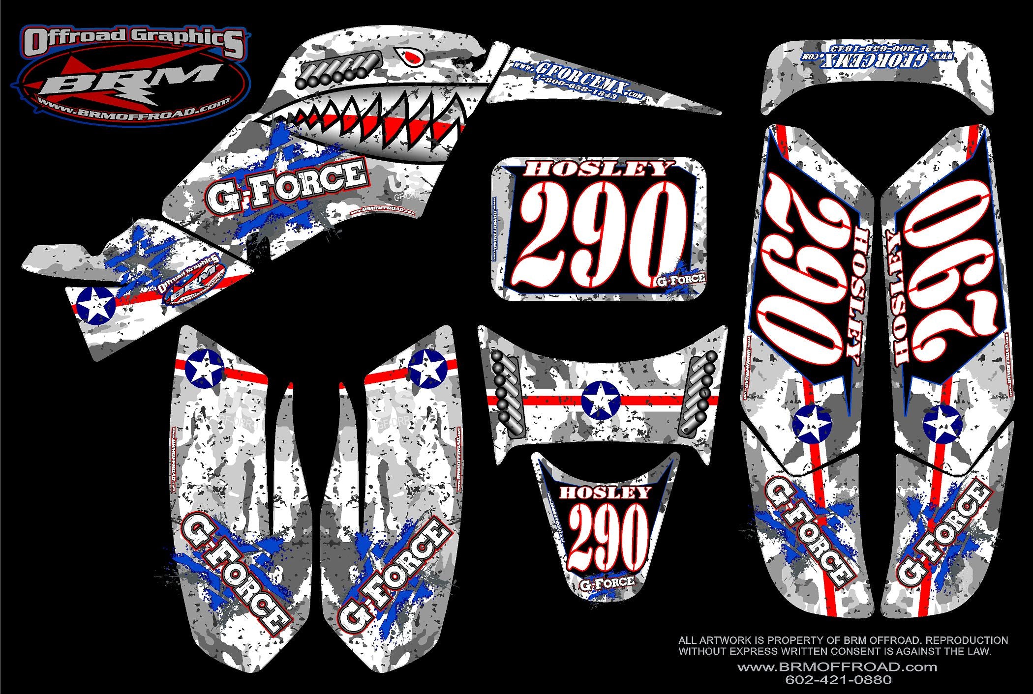 DAWG FIGHT - TEAM DECAL KIT - NEW 2022 VERSION