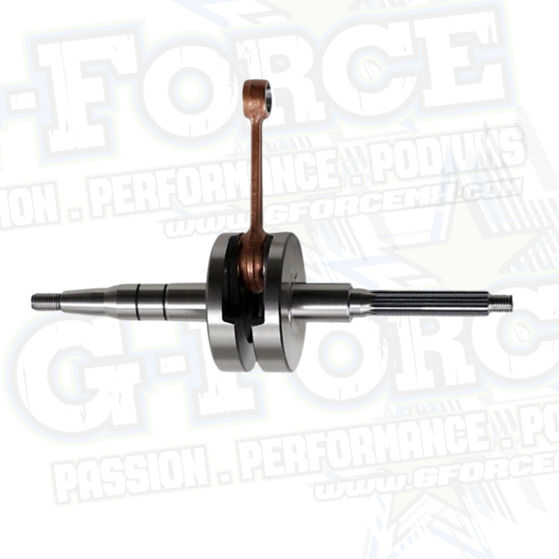 (01) CRANKSHAFT 100cc - 45mm Stroke x 85mm Rod (FULL CIRCLE - LG TAPER FLYWHEEL)