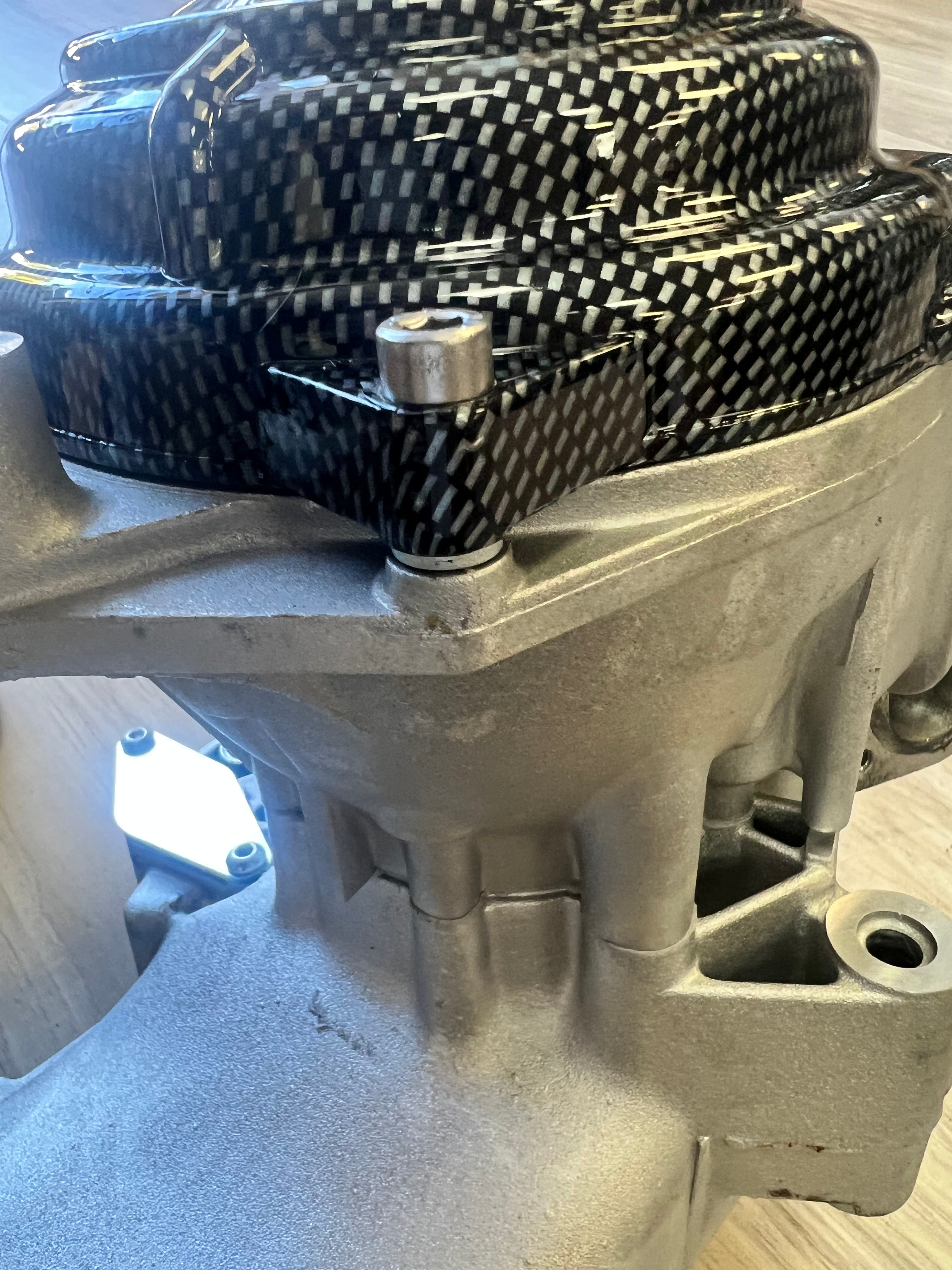 Water Pump Side Cover Assembly "Carbon-look"