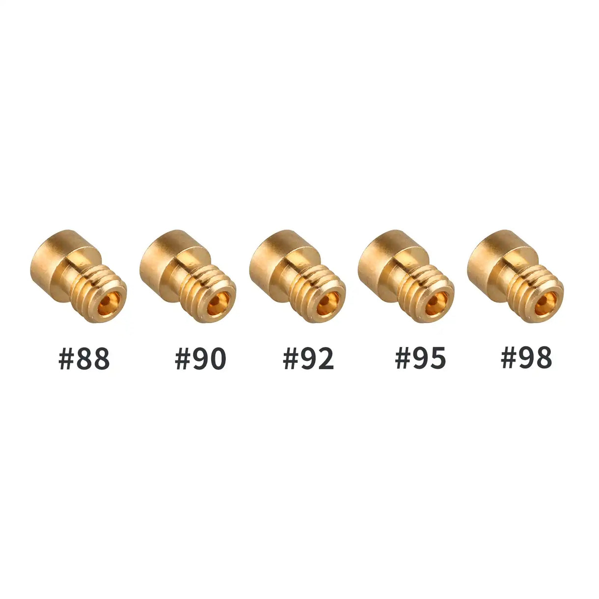 NIBBI RACING PE CARBURETORS - MAIN JET KITS - 5 PACK  (88 to 98)